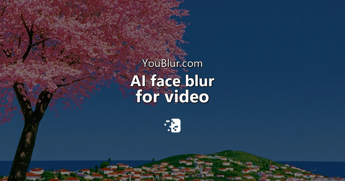 Parcours de floutage visage vidéo IA en ligne sur YouBlur Studio