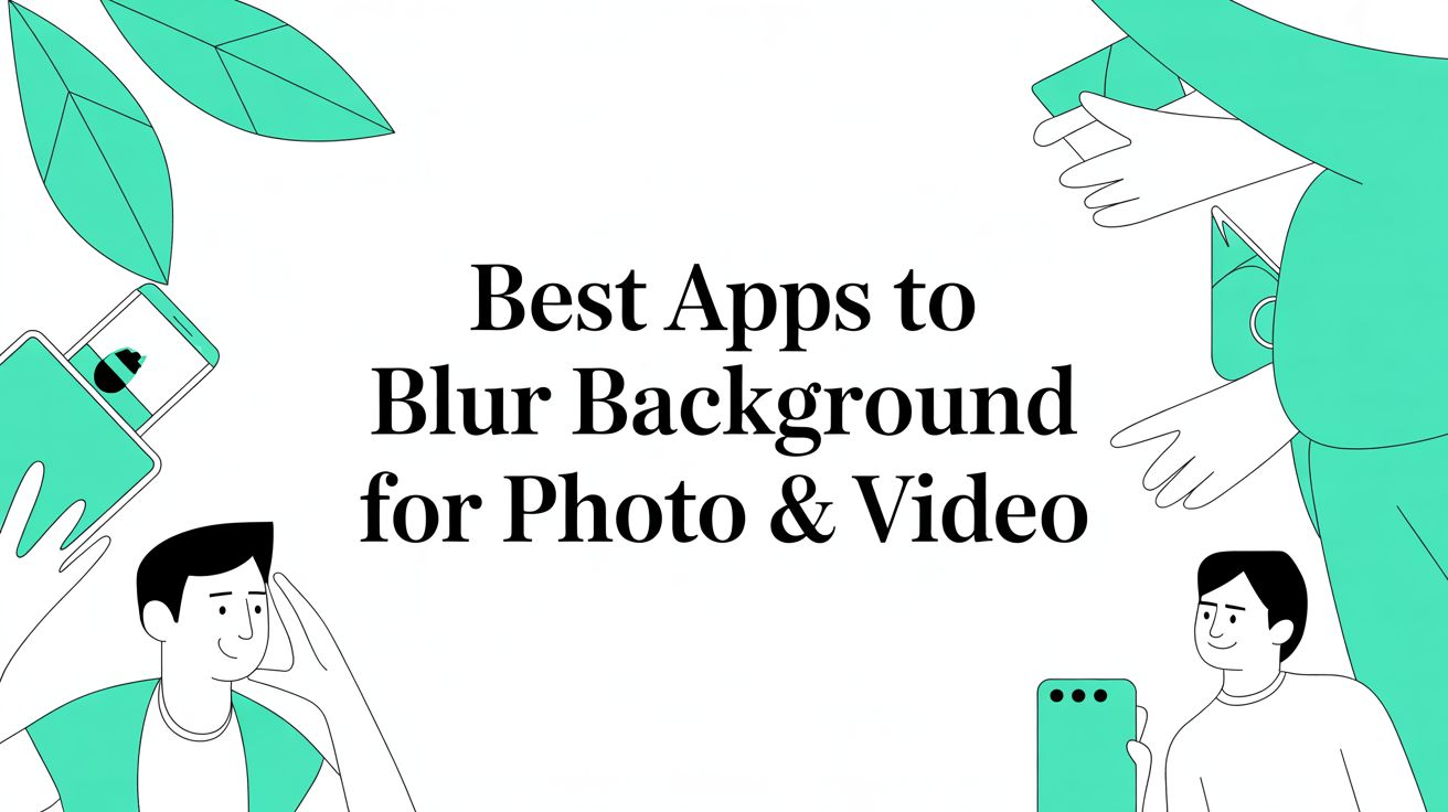 Meilleures applications pour flouter l'arrière-plan en photo et vidéo — comparatif top 10 avec YouBlur