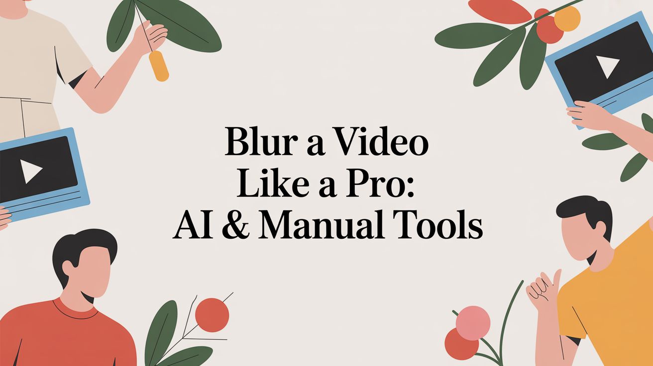 Flouter une vidéo comme un pro — workflow IA et manuel avec YouBlur