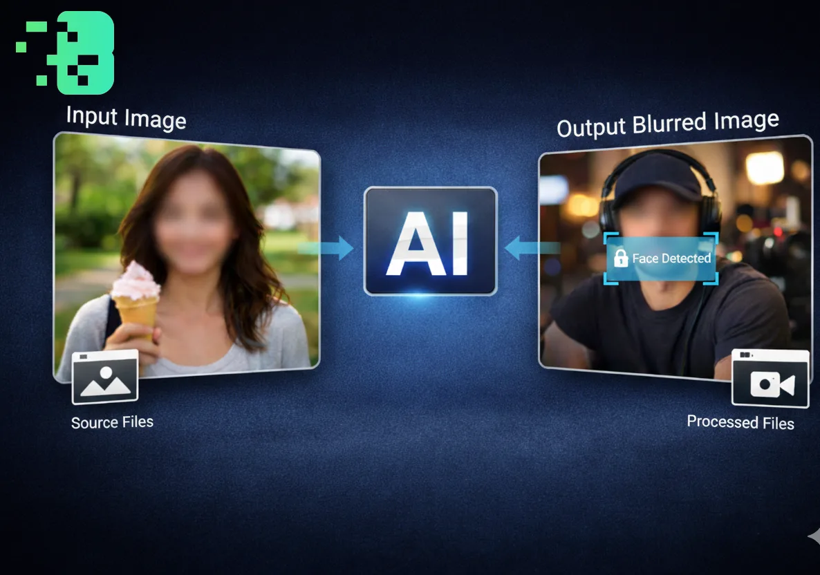 Flouter un Visage dans une Photo et une Vidéo avec l'IA en 3 Secondes