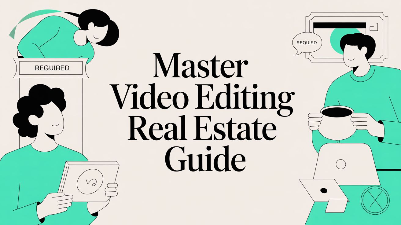 Montage vidéo immobilier professionnel — guide workflow complet